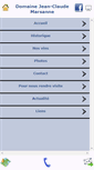 Mobile Screenshot of domainemarsanne.com